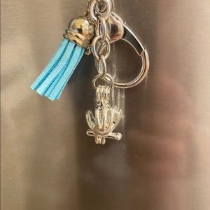 Baseboll glove pendant keychain